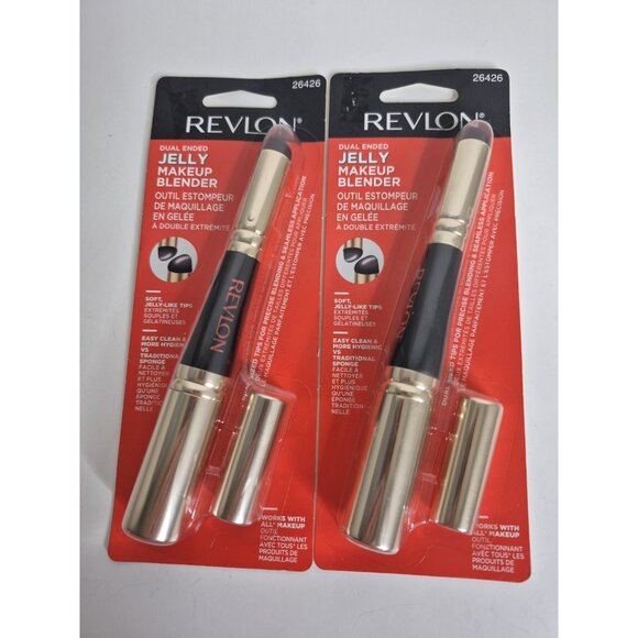 Revlon Dual Ended Jelly  Silicone Applicator for All Cream Or Liquid Makeup - Picture 1 of 8